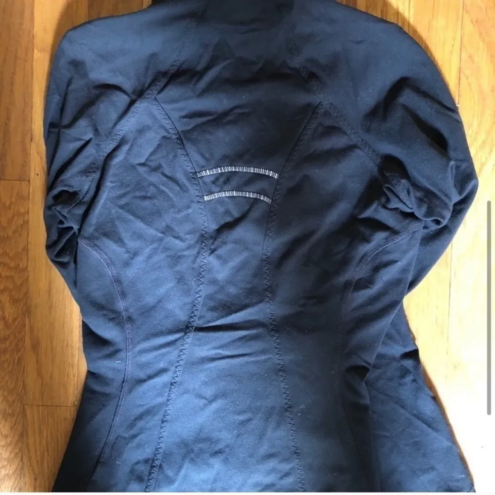 Athleta Black Ladies XS Workout Full Zip Jacket - Picture 3 of 7